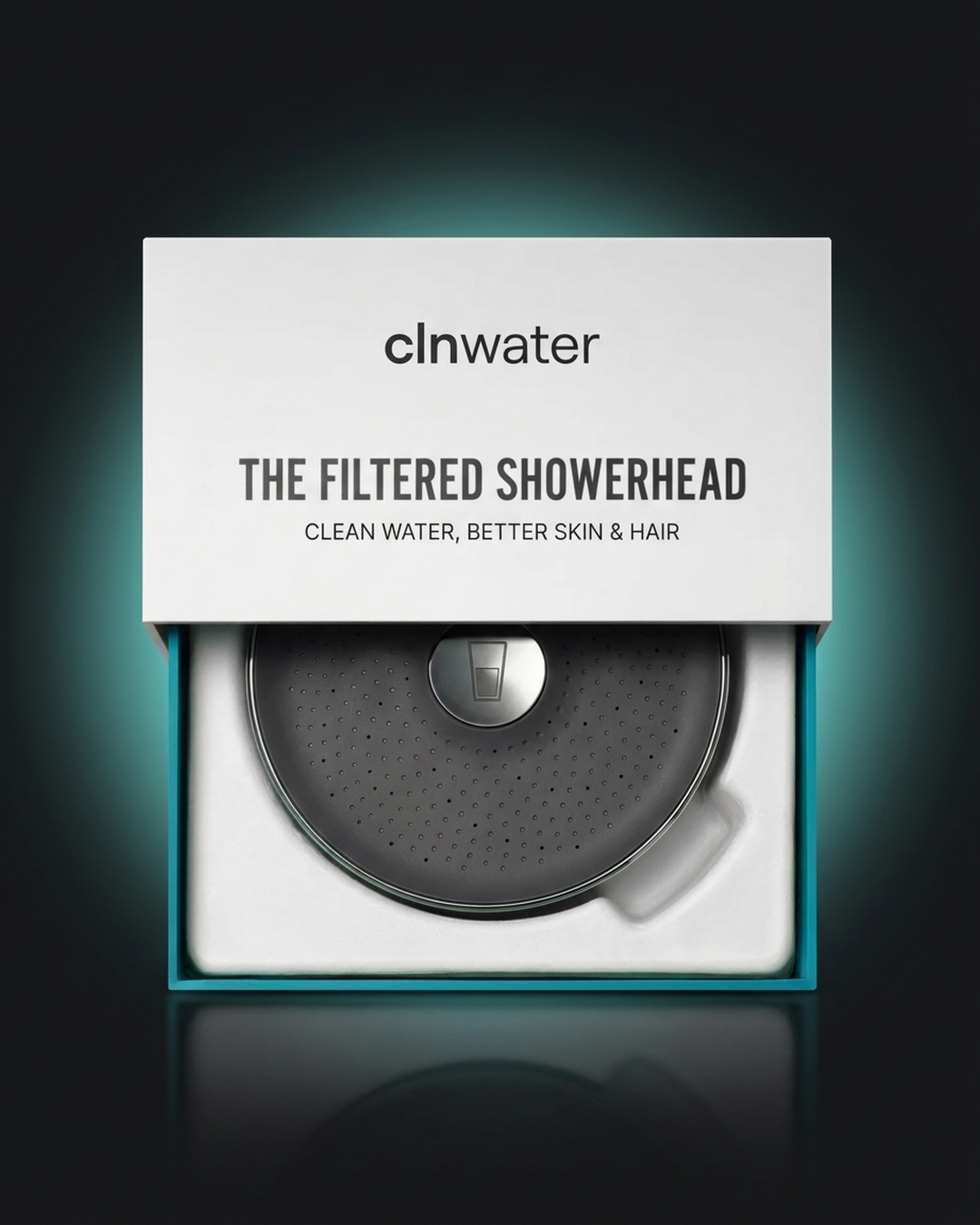 clnwater Halo filtering shower head unboxing