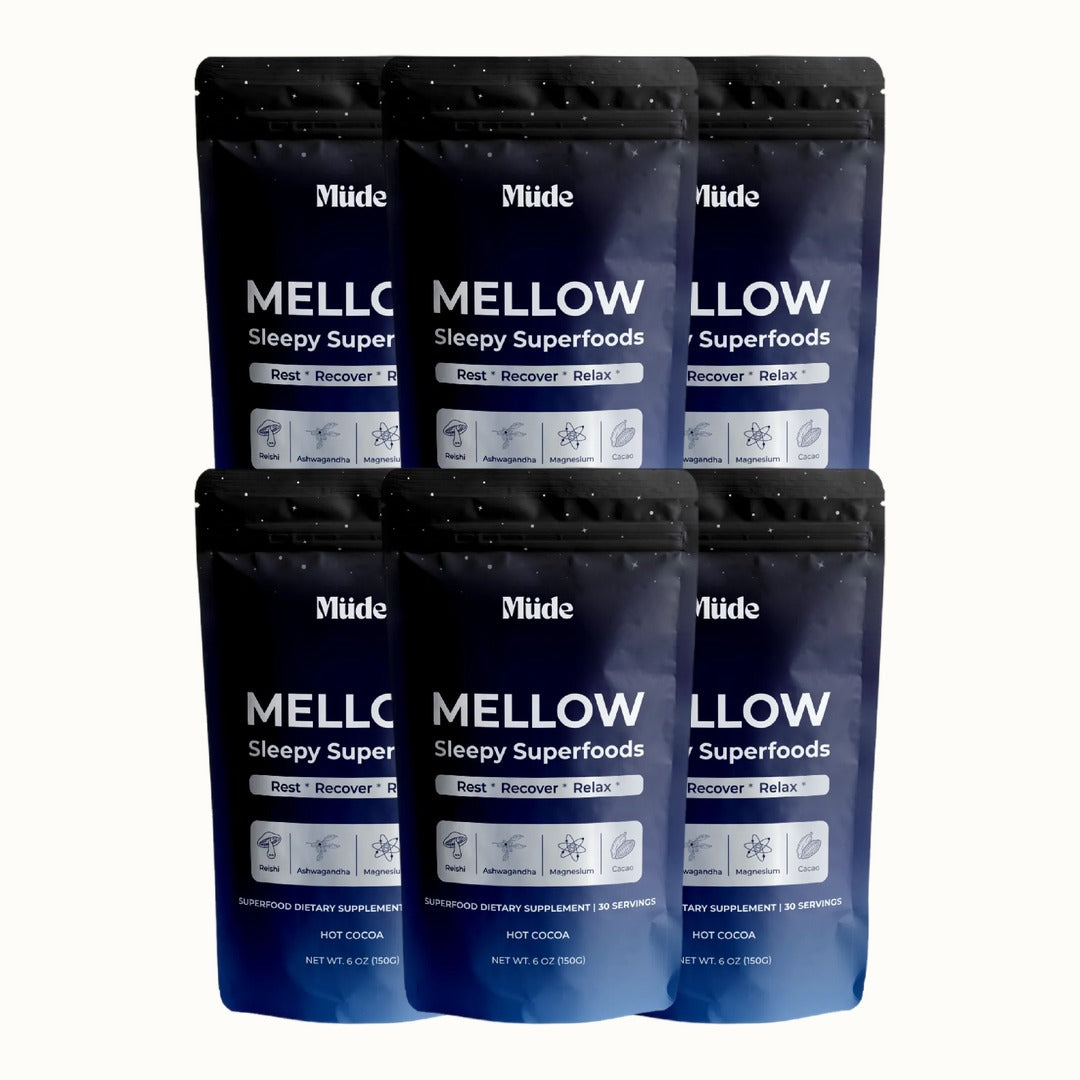 Mellow 6-Pack — six pouches of Mellow Sleepy Superfoods