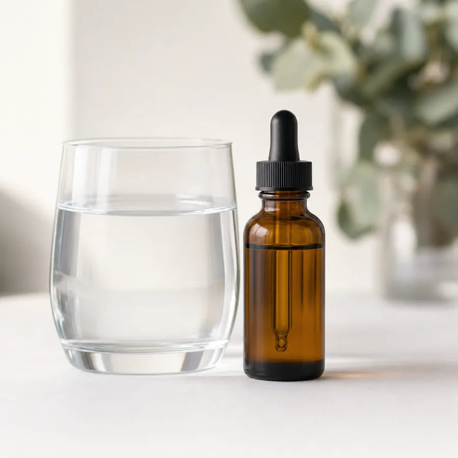 clnwater Zeolite with Humic and Fulvic Minerals amber dropper bottle