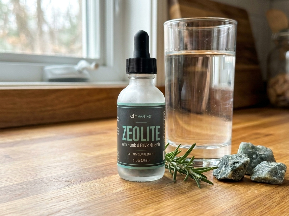 The drops with mineral stones and herbs, replenishing minerals