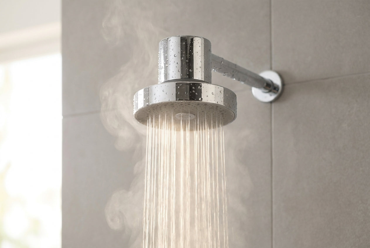 Halo filtering shower head installed and running